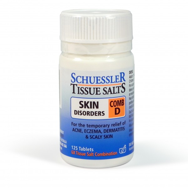 Schuessler Tissue Salts Combination D 125 Chewable Tablets